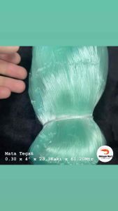 0.30 x 4” x 70Mata x 61.20Mtr(Mata Tegak)Isi Jaring Kosong/Pukat Ikan/SHS Brand/Fishing Net