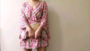 DaVee | Kimono women beach cardigan dress bikini cover up womens printing beach party dress poplin wrap dress Nightdress Sleepwear Homewear