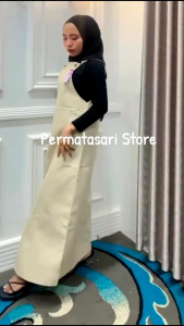 Overall Dress Rok Wanita Drill