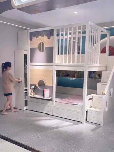 LXFSF 1055 Nordic Style Luxury Modern BUNK BED With Multipule OPTIONS Could Mix & Match !! SOLID WOOD E1 MATERIALS TRENDY DESIGN & PREMIUM WORKMANSHIP !!Direct From China
