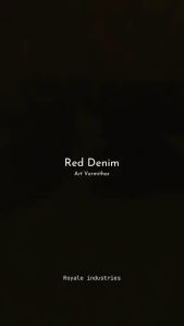 RED DENIM - Art VERMITHOR 155oz Sanforized Accent selvedge Red Line Slim Straight