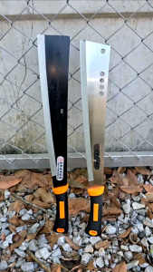 มีดโต้หัวตัด เหล็กแมงกานีส สันหนา ใบมีดคม แข็งแรง ตัดไม้ไผ่ ฟันไม้ใหญ่ได้ ด้ามจับหุ้มพลาสติก ไม่เจ็บมือ