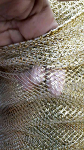 metallic net