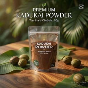 Kadukai Powder 50g | Terminalia Chebula Powder | Kadukkai Podi | Serbuk Buah Langkau | Herbal Powder