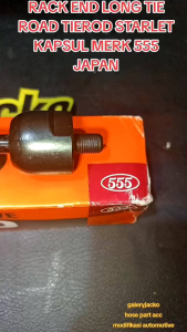 RACK END LONG TIE ROAD END TIEROD STARLET KAPSUL MERK 555 JAPAN