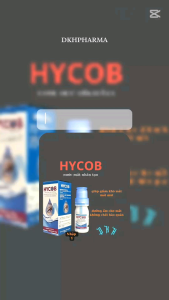 Nước mắt nhân tạo HYCOB--Giảm khô mắt mỏi mắt-Không chất bảo quản-Nhập khẩu Italy-Dung tích 10ml
