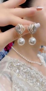 (Bebas beli 2 dapat bonus) A22 Anting bola juntai mewat Korea original elegan