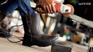 SEPATU SAFETY WESTCO BOOT KULIT WSD 181 COKLAT BERKUALITAS