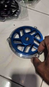 Spinner cover Fan full cnc model Shuriken Pelindung Kipas Radiator Spiner Cover Kipas Spinner Universal untuk semua motor matic Beat Vario RX Scoopy Vespa