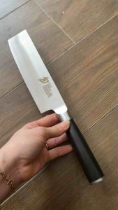 Dao thái thịt Nhật hiệu Kai dài 30cm thép không rỉ sắc bén cầm đầm tay