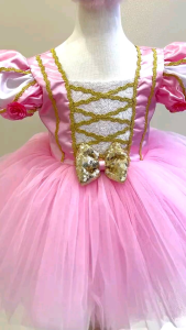 Pink Princess Costume & Baby Tutu Dress: Perfect Toddler Birthday & Halloween Outfit