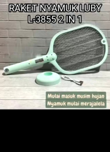 Raket Nyamuk Luby 2in1: Praktis & Tahan Lama
