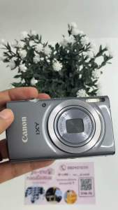 กล้องถูก Canon Ixy 150 มือสอง แฟลชใช้งานได้ เลนส์ซูมเข้า-ออกได้ปกติ