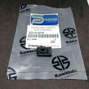 Mur Klip Baut Body 6MM Hitam Original Kawasaki 92210-0218