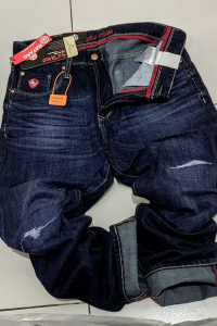 DISKON ///CELANA JEANS PANJANG PRIA MODEL SOBEK TERLARIST HATARO DENIM