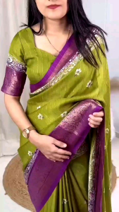 Pure Moss Silk Sarees