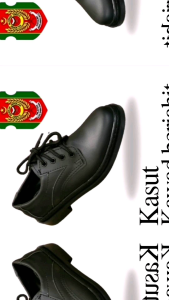 Kasut Kawad/Potong berjahit Lelaki/Wanita/KRS/KASUT Kilat Hitam/Kasut Asrama