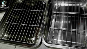 Cooling rak peniris minyak dan Nampan Peniris Stainless Steel