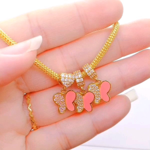 Charm Butterfly Pdr Emas 916 Yon Hing