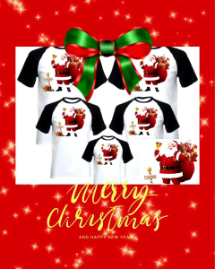 CHRISTMAS RAGLAN T-SHIRT FAMILY SET