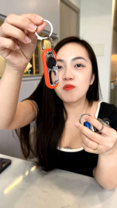 Móc chìa khóa xe máy ô tô thép hợp kim không gỉ chất lượng cao bền bỉ