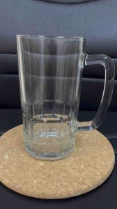 Gelas Kaca Teh jumbo/gelas gagang jumbo/gelas bir jumbo/gelas jus jumbo/gelas depot jumbo