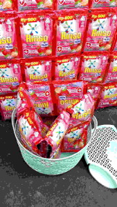 Hemat 48 pcs rinso+Molto liquid harum wangi strobery+ 1 keranjang