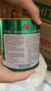 COMPOUND IVORY PUTIH 1 KG / Rubbing Kompon Putih Poles Penghilang Baret Mobil/Motor Kendaraan