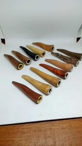 kerajinan pipa once varian S 7 cm kayu kelor hitam liwung macan cendana wangi nogosari kemuning gading galih asem gaharu wangi setigi h93