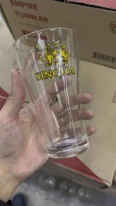 APPN(1ชุดได้6ใบเซ็ทสุดคุ้ม พร้อมคลิปรีวิว) แก้ว แก้วน้ำ แก้วกินเบียร์ แก้วเบียร์ แก้วสิงห์ ยอดนิยม 13.50oz. LG22 (1206201218)