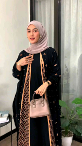 Kaftan Motif Jamilah Rayon Tebal Jumbo Ld 180 cm