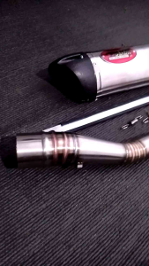 Knalpot AHM RACING Road Race Supra100 110 125 x Jupiter Vega Blade Revo Kharisma