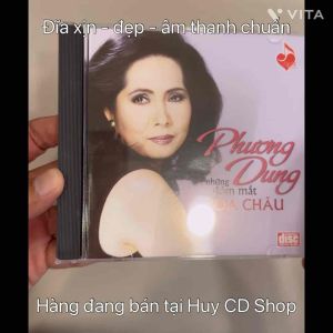Đĩa CD Phương Dung - Những đóm mắt hỏa châu - Nhạc vàng trữ tình Bolero - Đĩa lòng Trắng
