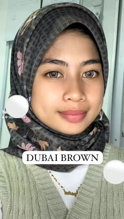 16mm DUBAI brown SOFT LENS CONTACT LENS C649-1 (0 Degree)