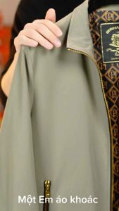 Áo Khoác Nam Cao Cấp 2 lớp- Dù cán dày mịn-lót hoa văn-có túi trong-túi ngoài có khoá kéo tiện lơi-DKV01