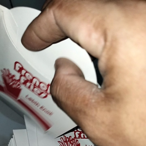 Dus Kertas Kentang Goreng/French Fries Bahan Ivory