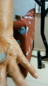 Hands and knees massage essential oil