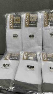 kaos kaki sekolah hitam&putih anak sd / smp / sma bahan premium