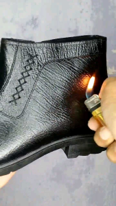 Kickers - Sepatu Pria kerja dinas kantoran sepatu Pantofel Kulit Sapi PDH pria - HITAM