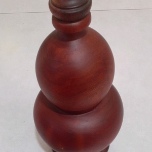 bình hồ lô  gỗ hương Cao 33cm x14cm