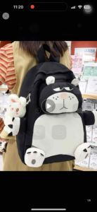 Balo hình con mèo dễ thương xinh xắn thời trang thích hợp đi học đi làm đi chơi hàng có sẵn