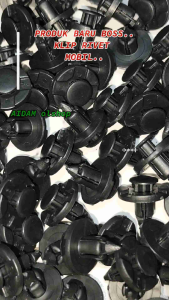 20 BIJI KLIP BUMPER MOBIL AVANZA KLIP BUMPER MOBIL KLIP PLASTIK BUMPER MOBIL TOYOTA KLIP TANCAP SPAKBOR MOBIL KLIP MOBIL UNIVERSAL UKURAN 8MM Car