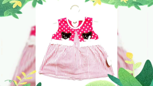 Setelan Baby Pakaian Anak Bayi Perempuan LK7101 Baju bayi tangtop uk 3-18 Bulan All Size
