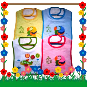 Celemek bayi uk. kecil Vinata harga SATUAN warna RANDOM