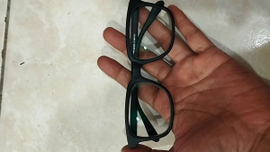 Kacamata minus pria kotak photo grey gratis minus