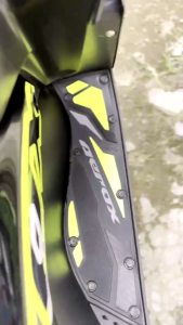 KM272 Karpet Motor Aerox Connected Tahun 2020 - 2024 Bahan Karet Tebal