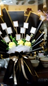 Buket Kosongan Snack /kopi/roko/foto slod Cocok Untuk Acara Wisuda/Ulangtahun dan Perayaan lainy