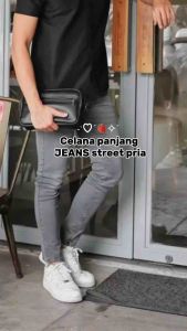 Celana panjang JEANS pria skinny strech slimfit/ celana panjang pria pensil strech premium