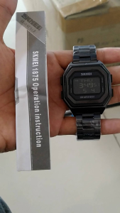 TERLARIS SKMEI 1875 RANTAI DAN RUBBER STANDAR DIGITAL ANTI AIR