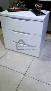 Nakas minimalis murah meja laci meja samping tempat tidur 3 laci murah